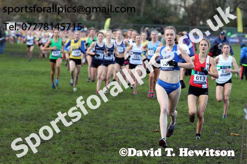 Womens under-17s and IAAF Junior Womens 2017 British Athletics Liverpool Cross Challenge, Sefton Park, Liverpool. Photo:  David T. Hewitson/Sports for All Pics